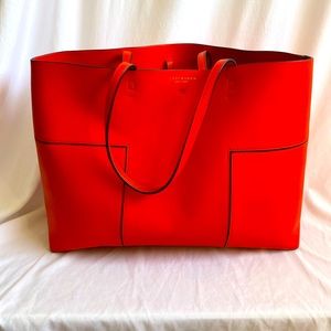 Tory Burch Block T large leather tote
